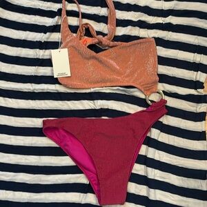 New with tags Monday Swimwear Vera one piece. Size large.